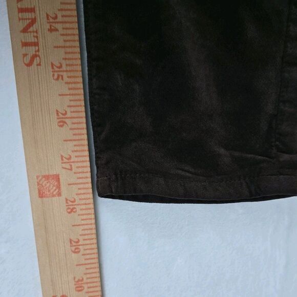 AG Goldschmied Legging Ankle Women’s Brown Stretch Corduroy Skinny Jeans Size 27 - Picture 9 of 11